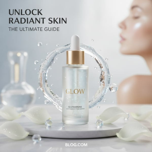 Glutathione Lightweight Face Serum for Radiant Skin