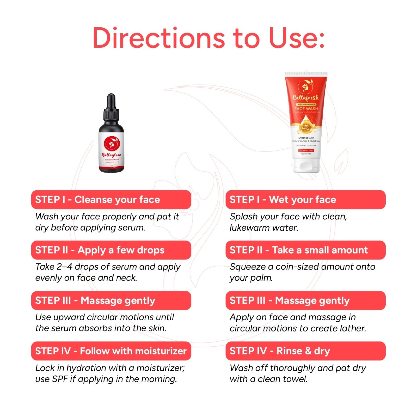 Bellacare Bellaglow and Facewash - Premium Skincare
